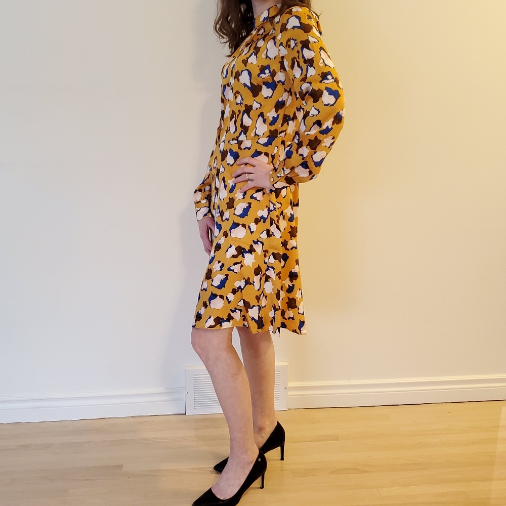 Vila Smudge Print Knee-length Dress